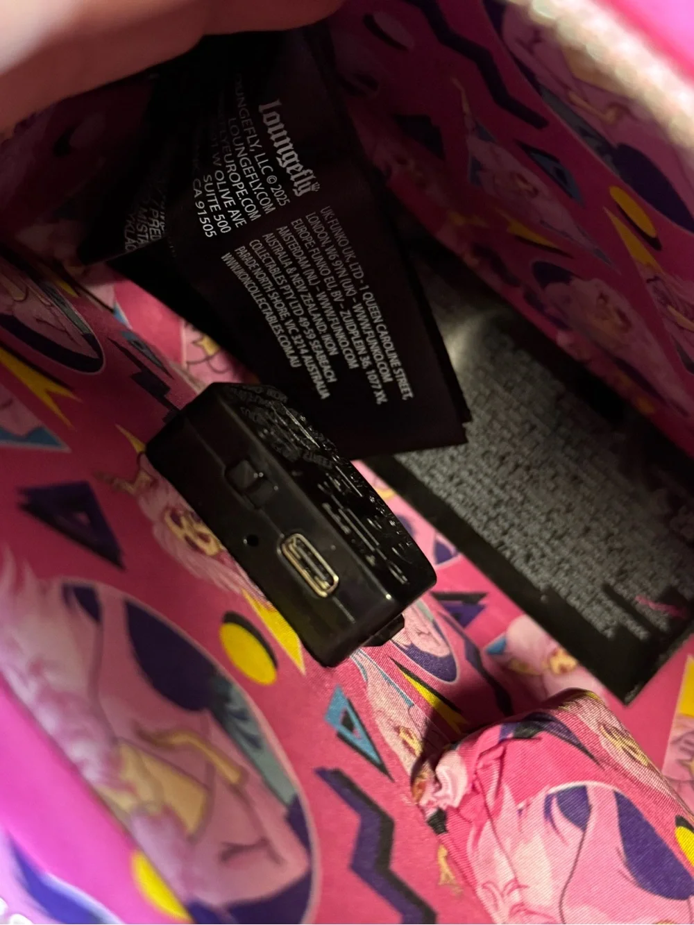 JEM and the Holograms Figural Keytar Glow Crossbody Bag
